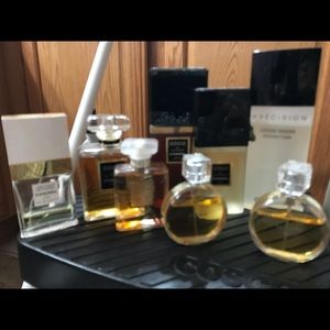 Lots of Chanel perfumes and other products